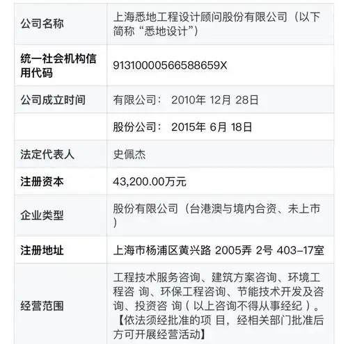 设计行业重组又现大动作中设股份拟收购悉地设计