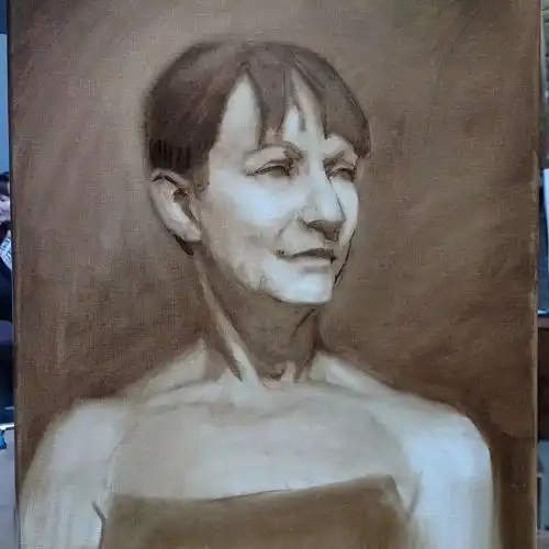 临摹老师的人体素描后,爸妈终于同意让她去学画画了...