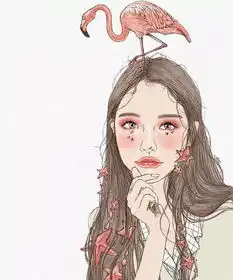 hi,他画笔下这样的小姐姐给我来一打,很适合做头像的,安静3秒钟