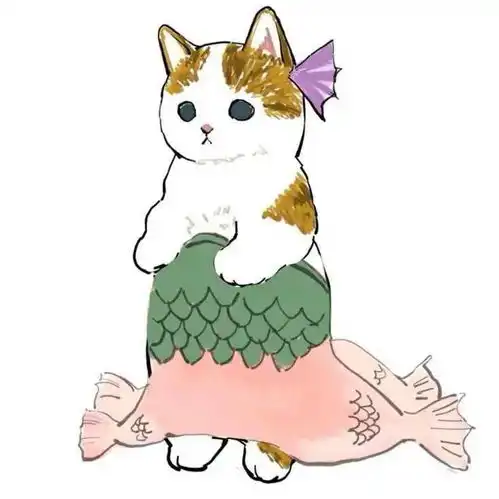 插画100幅可爱猫咪绘画,萌化你的心