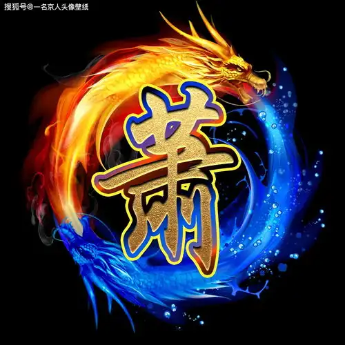 微信头像姓氏头像,霸气中国龙袭来,足足30张