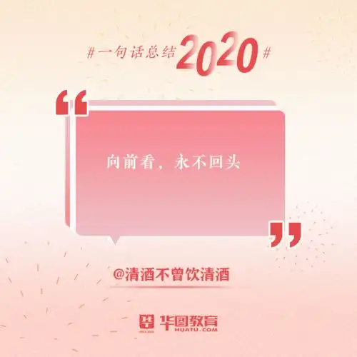 一派图言丨一句话总结你的2020