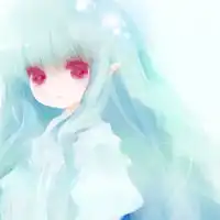 求几张蓝头发动漫女生美图