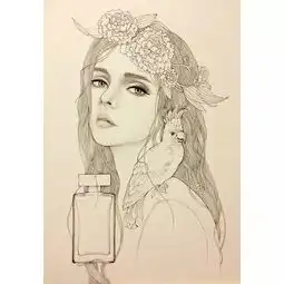 坚持画画一年,她的插画真美