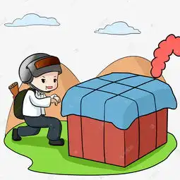 手绘创意吃鸡游戏刺激战场插画素材图片免费下载千库网