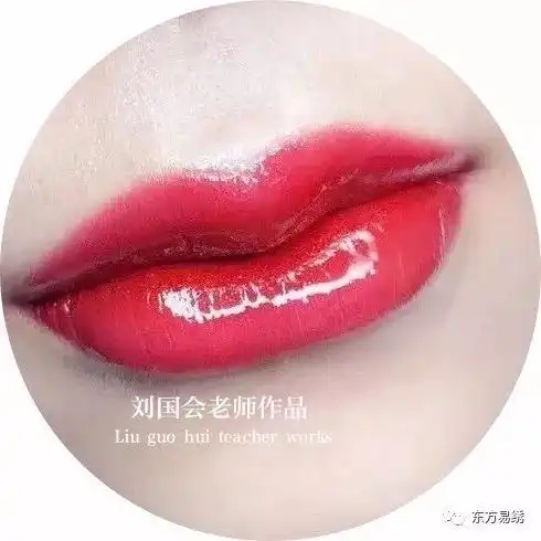 古今风情朱唇一点桃花殷,粉妆玉面醉古今