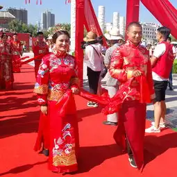 清水县2019年缘定清水携手一生七夕集体婚礼活动举行