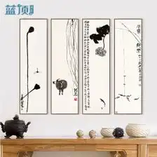 中式装饰画水墨禅意