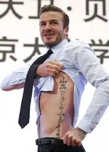 小贝秀中文纹身遭网友恶搞办证交友齐附体