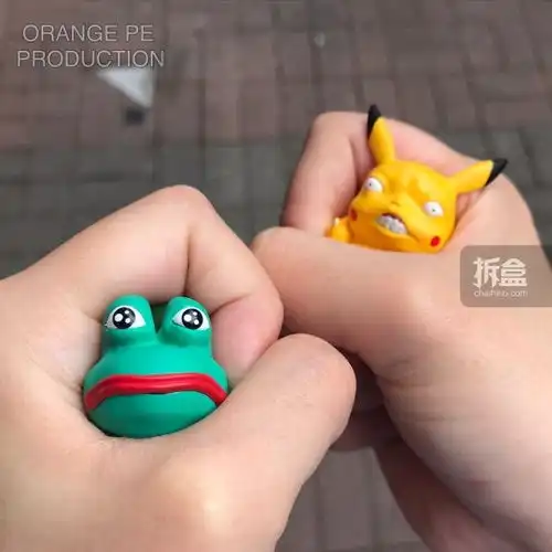 橙皮制作恶搞皮卡丘公仔冚家超