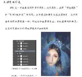 photoshop美化给人像照片添加唯美星空背景效果教程