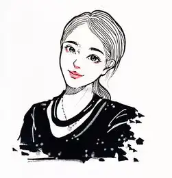 青春动人的插画真美简洁风手绘头像值得学习