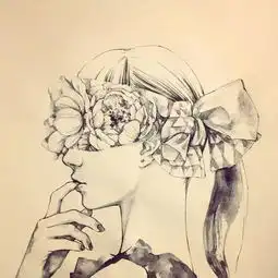 超带感的人物手绘肖像,简单却出彩,这样的风格真不多