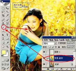 ps打造金色背景照片