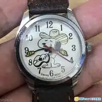 儿时回忆古董手卷卡通表buzzysnoopy