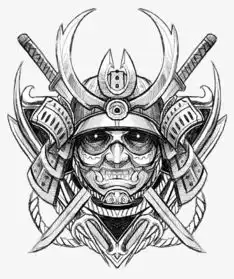 日本鬼武士头像图片背景素材免费下载,图片编号3627977千库网