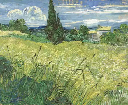 梵高油画麦田
