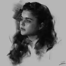 这样的素描作品,真的不多见,潇洒精致