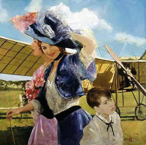 俄罗斯艺术家弗拉基米尔穆欣的具象绘画作品