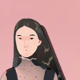 插画肖像