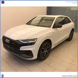 奥迪q8轿跑suv到店实拍搭3.0t引擎十天后开卖
