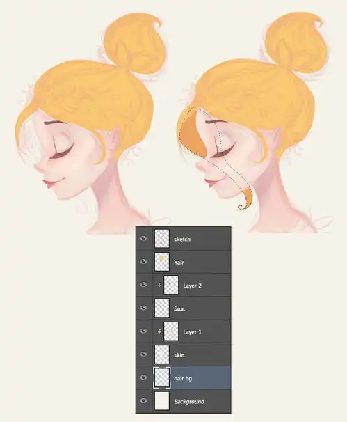 试着动手给自己做一个时尚插画头像吧ps插画教程
